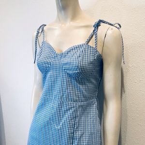 Sweet Gingham Dress By SHEIN, Small